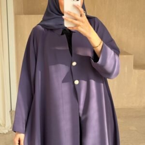 مقاس 55 - عباية ملونة سادة P